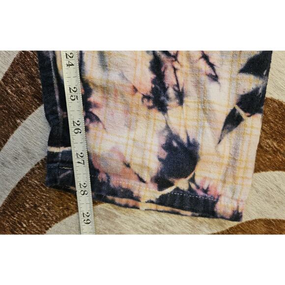 SKIDZ Original Womens Multicolor Tie-Dye Drawstring Pockets Ankle Pants One Size - Picture 6 of 6